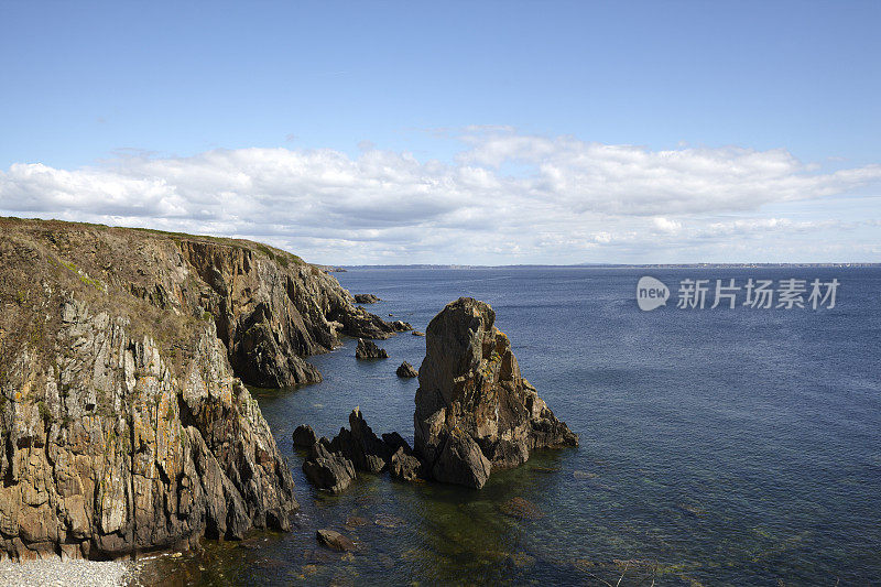 Rocky Coast, Plougonvelin, Finistere,Brittany